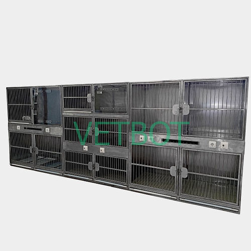 Gabbia veterinaria modulare - №80596 - Vetbot - in acciaio inossidabile