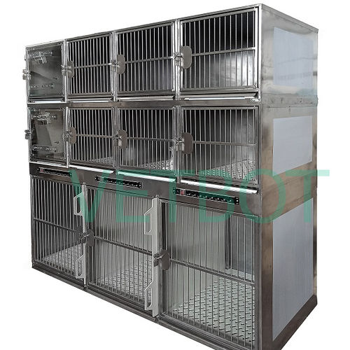 Gabbia veterinaria per gatti - №80608 - Vetbot - per cani / modulare / in acciaio inossidabile
