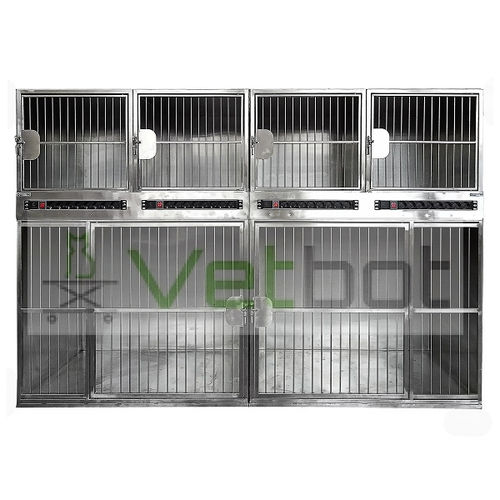 Gabbia veterinaria per gatti - No.80624  - Vetbot - per cani / modulare / in acciaio inossidabile