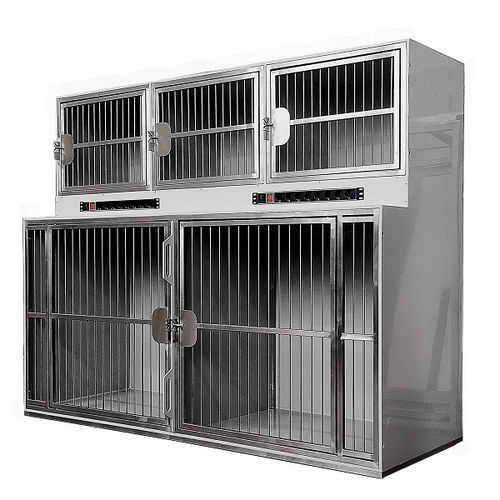 Gabbia veterinaria per gatti - No.80517.3-B  - Vetbot - per cani / modulare / 5 scomparti