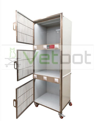 Gabbia veterinaria per gatti - VST-1  - Vetbot - per cani / modulare / in acciaio inossidabile