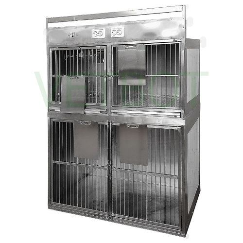 Gabbia veterinaria per gatti - №80328.2  - Vetbot - per cani / modulare / in acciaio inossidabile