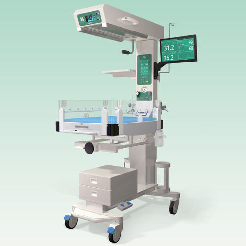 Riscaldatore radiante neonatale con ventilatore - BabyLife® BLR-2100A - MEDICOR Elektronika - con monitor / con bilancia / con contenitore