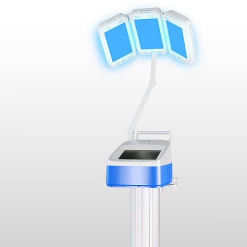 Lampada di fototerapia estetica - Modula FLE - Wavemed - con rotelle / luce blu