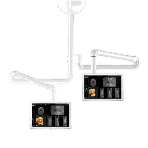 Braccio di supporto articolato - BAMCP2A3F3PM3 - B&D - Bracci & Dispositivi - per monitor / odontoiatrico / medico