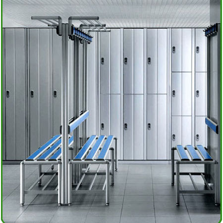 Panca per sala d'attesa - WELLNESS series - Patentverwag Italia Srl - per spogliatoio di ospedale / per spogliatoio / modulare