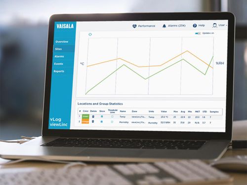 Software medico - viewLinc - Vaisala - per analisi ambientale / di controllo / per reportistica