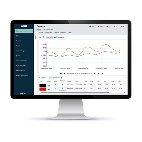 Software medico - viewLinc - Vaisala - per analisi ambientale / di controllo / per reportistica