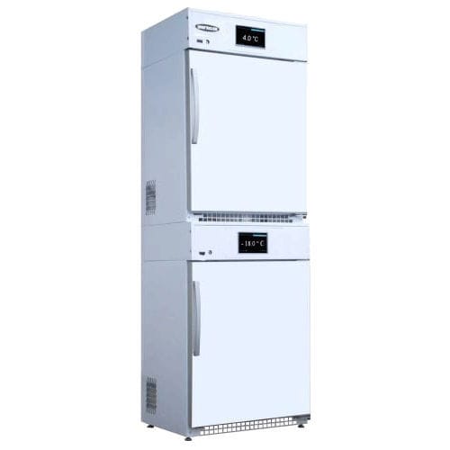 Frigorifero medico - M-COMBI 280 AP+AP IoTty - unifrigor - ad armadio / 2 porte / in acciaio inossidabile
