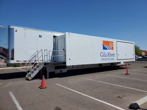 Unità mobile ospedaliera per terapia intensiva - (53′)(16M) - Mobile Healthcare Facilities - per test Covid-19 / camion