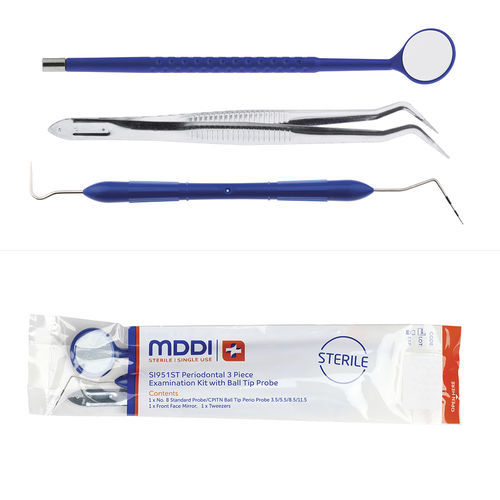 Strumentario chirurgico per diagnosi odontoiatrica - SI951ST-1 - MDDI - Medi Dent Disposable International - sterile