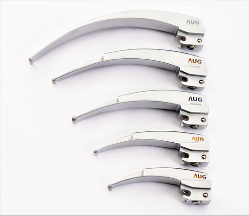 Lama per laringoscopio di Macintosh - MAXXLITE® - AUG Medical - in metallo / in fibra ottica