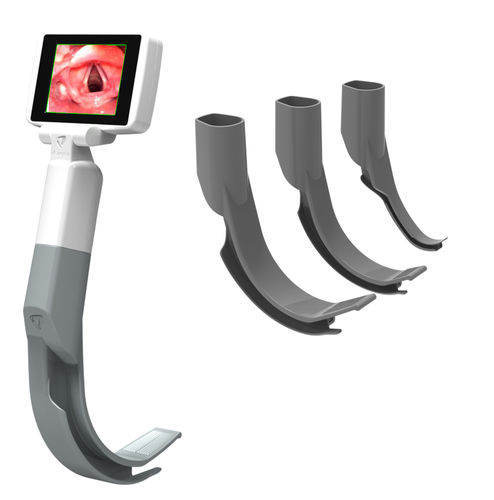 Videolaringoscopio con video monitor integrato - vLarynx - InfraEyes - monouso / con speculum