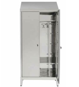 Armadio per spogliatoio - UNIBLOC/2  - CIROLDI SPA - con ripiano / in acciaio inossidabile / 2 porte