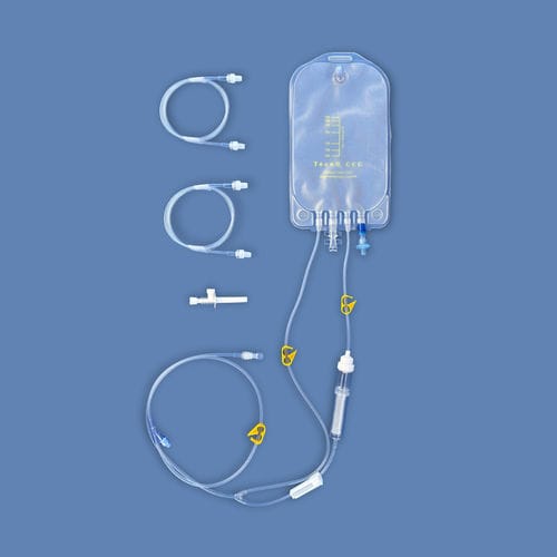 Set di infusione per autoemoterapia - TECNO3CCC - TEC773 - Tecnoline - in polivinilcloruro (PVC) / con connettore a Y / con filtro per la prevenzione della contaminazione da particelle