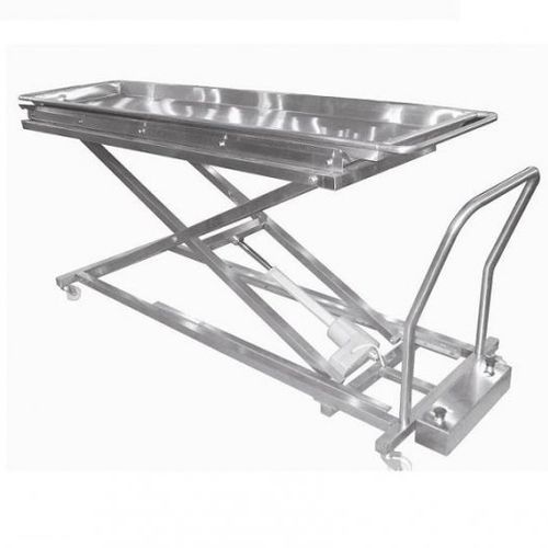 Barella con carrello da trasporto - YIBTECH YA 01 - Yiber Elektronik - mortuaria / elettrica / ad altezza regolabile