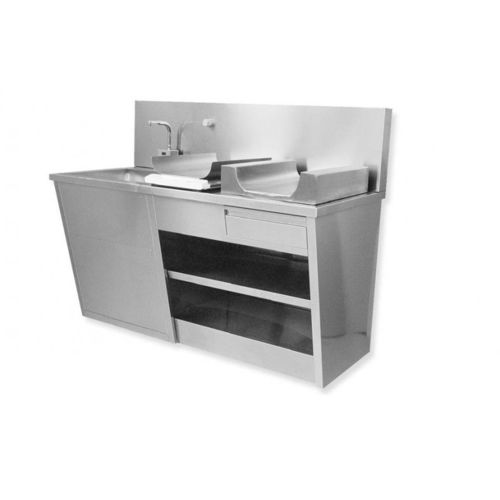 Mobile con fasciatoio con lavabo - YIBTECH STC 160 - Yiber Elektronik - con vaschette portaoggetti / con bilancia pesaneonati