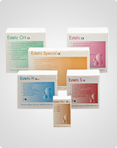 Materiale odontoiatrico in acrilico - Estetic  series - Wiedent - per ricostruzione dentale / per corone dentali / per ponti dentali