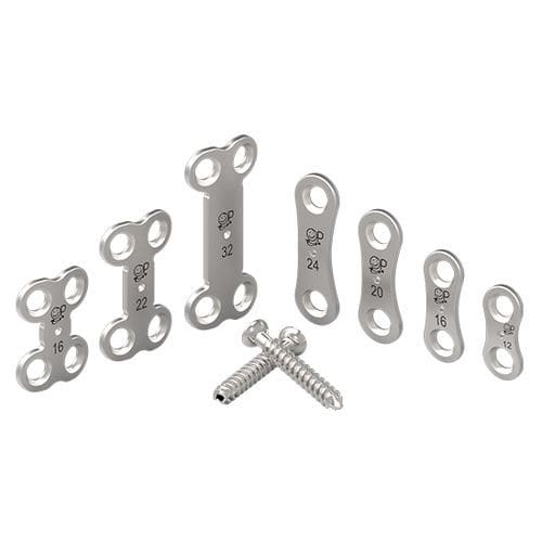 Placca di compressione per piccoli frammenti ossei - PediPlates® - OrthoPediatrics - bloccata / in acciaio inossidabile / pediatrica