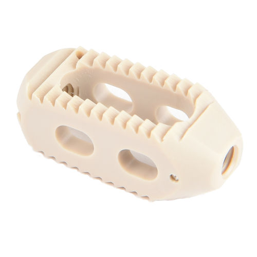 Gabbia intersomatica lombare - CAP Lumbar PLIF PEEK - H.P.I. Medical - via posteriore / in PEEK