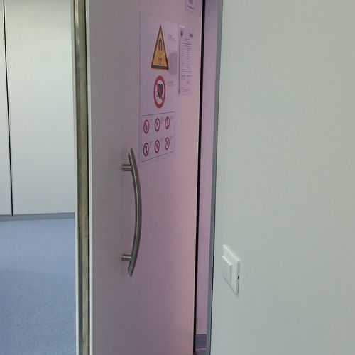 Porta a schermatura RF - ITEL Telecomunicazioni - di isolamento / per ospedale / per MRI