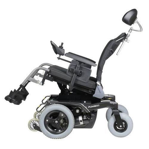 Sedia a rotelle elettrica - Puma Lite - Galkal - da esterno / da interno / pieghevole