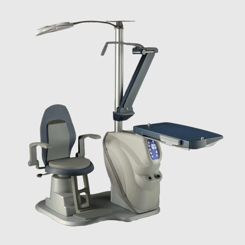 Riunito oftalmico - PURE CL. - Meccanottica Mazza - con poltrona / con illuminazione / compatto