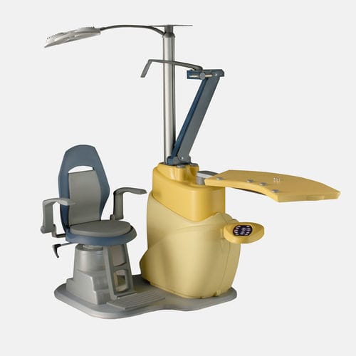 Riunito oftalmico - EDGE CO. - Meccanottica Mazza - per controllo / con poltrona / con illuminazione