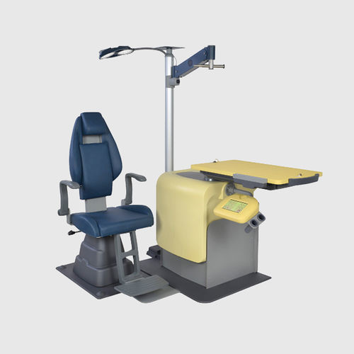 Riunito oftalmico - XDUE - Meccanottica Mazza - per controllo / con poltrona / con illuminazione
