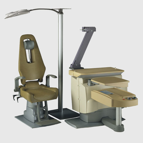 Riunito oftalmico - 0160 - Meccanottica Mazza - per controllo / con poltrona / con illuminazione