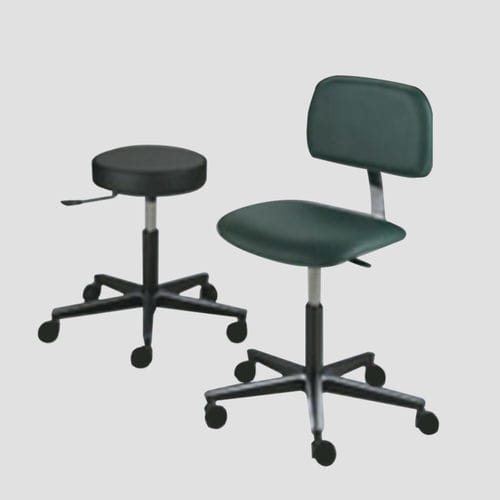 Sgabello per ambulatorio - 30.101.00 - Meccanottica Mazza - per sala d'attesa / da laboratorio / ad altezza regolabile