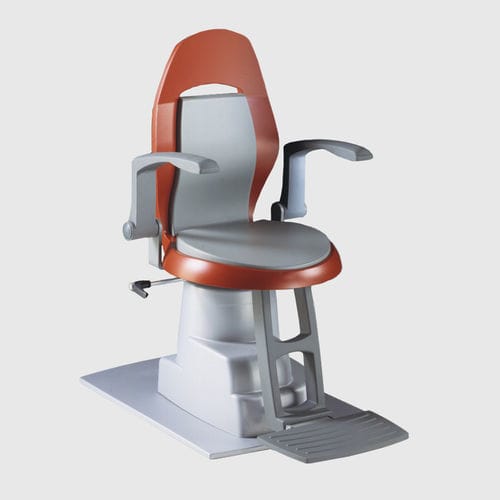 Poltrona per visita oftalmologica - SOUL PLUS - Meccanottica Mazza - elettrica / ad altezza regolabile / con poggiagambe