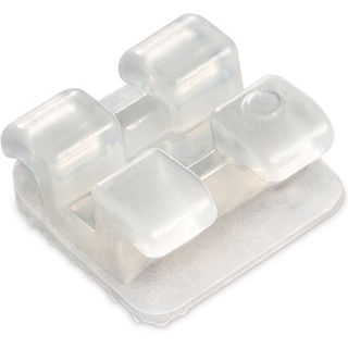 Bracket ortodontici estetico - ClearVu® - TP Orthodontics - in ceramica / trasparente