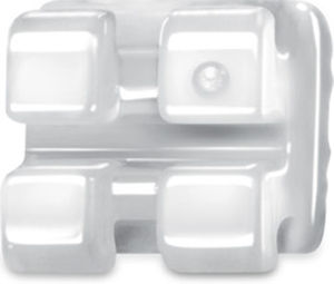 Bracket ortodontici estetico - InVu  - TP Orthodontics - trasparente