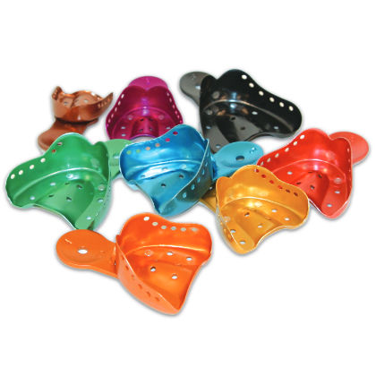 Cucchiaio d'impronta dentale superiore - Extend-O® - TP Orthodontics - inferiore / perforato / regolabile