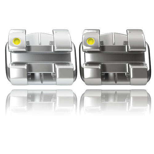 Bracket ortodontici in metallo - Legend - GC Orthodontics - di autolegatura / in ceramica / twin
