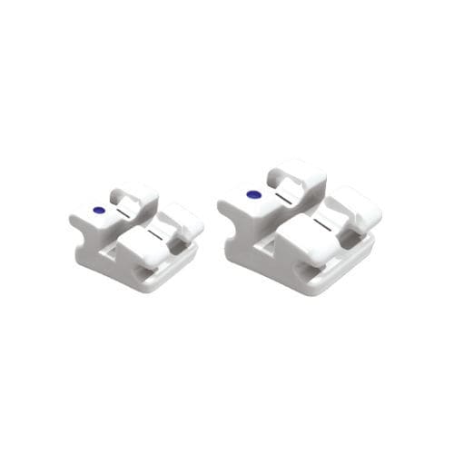 Bracket ortodontici estetico - Chic.  - GC Orthodontics - in ceramica / mini / a bassa frizione