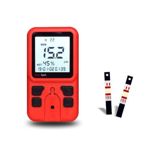 Analizzatore di emoglobina automatico - Hemo Spark - Sensa Core Medical Instrumentation Pvt. Ltd. - per diagnosi clinica / portatile / mediante fotometria a riflettanza