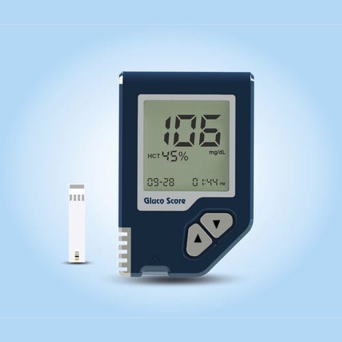 Glucometro automatico - Gluco Score - Sensa Core Medical Instrumentation Pvt. Ltd. - ematocrito