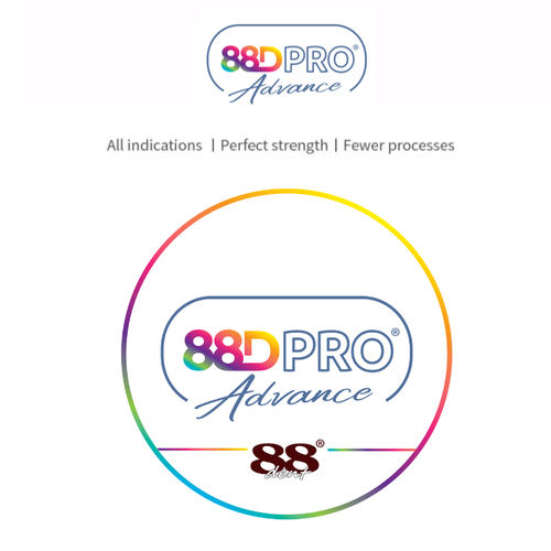 Materiale odontoiatrico in zircone - 88D Pro Advance - 88Dent - per ricostruzione dentale