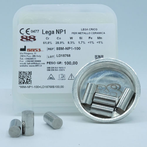 Materiale odontoiatrico in lega - 88Dent - per ricostruzione dentale