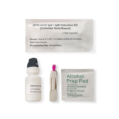 Test rapido per diagnosi COVID-19 - A006019 - botiquin sans - d'IgG / di IgM / SARS-COV-2
