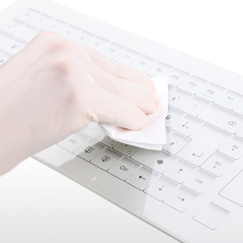 Tastiera con touchpad HospiTouch PrehKeyTec GmbH con puntatore / in vetro / USB