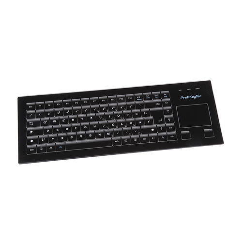 Tastiera con touchpad - GIK 2700 - PrehKeyTec GmbH - con puntatore / in vetro / igienica