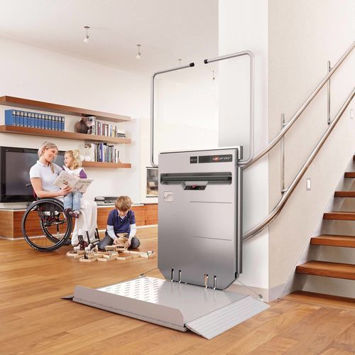 Montascale pieghevole - PLK8 - Ascendor GmbH - per scala / per sedia a rotelle / da esterno