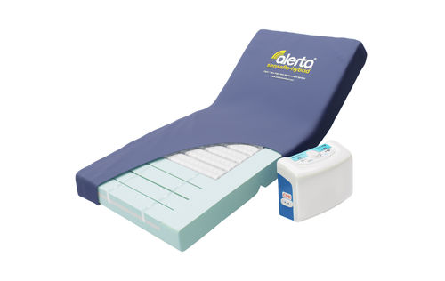 Materasso per letto ospedaliero - ALT-HYB2 - Alerta Medical - da evacuazione / a pressione alternata / in gel