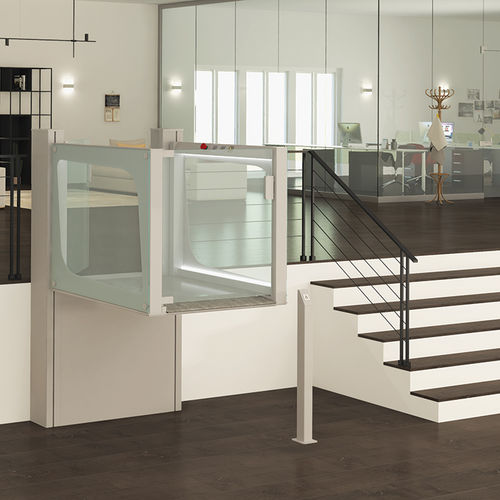 Piattaforma elevatrice per sedia a rotelle - EasyPlat - LiftingItalia - AreaLift - per edificio