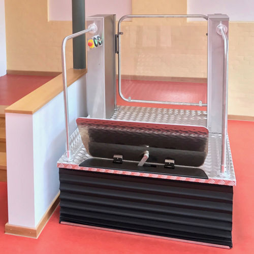 Piattaforma elevatrice per sedia a rotelle - MB850 - Herkules Liftwerk - per edificio