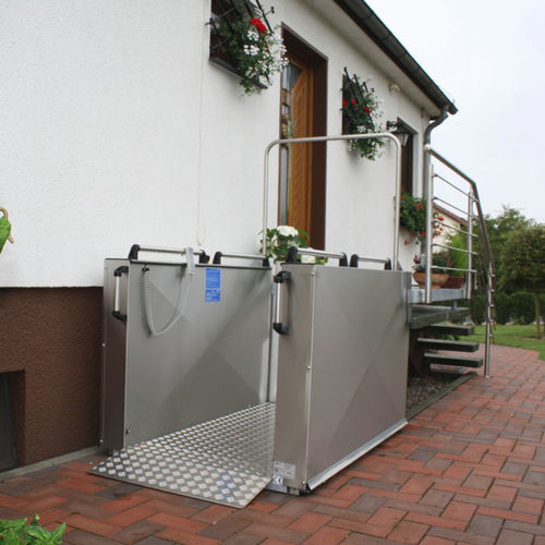 Piattaforma elevatrice per sedia a rotelle - MB1000  - Herkules Liftwerk - per edificio