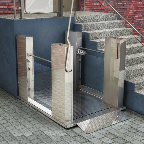 Piattaforma elevatrice per sedia a rotelle - MB QUATTRO - Herkules Liftwerk - per edificio